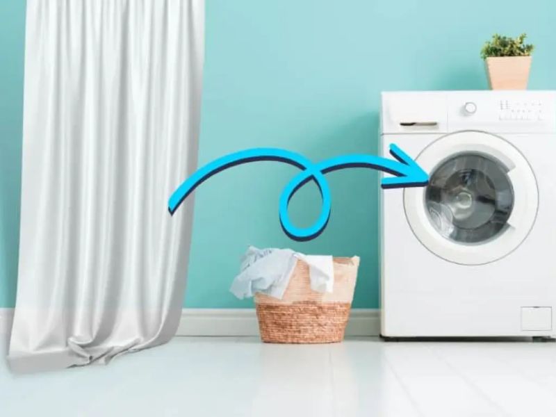 Cách giặt rèm cửa bằng máy giặt đơn giản, hiệu quả tại nhà