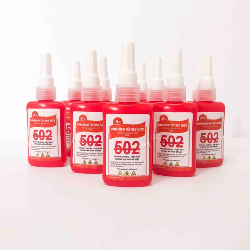 Cách tẩy keo siêu dính hoặc keo 502