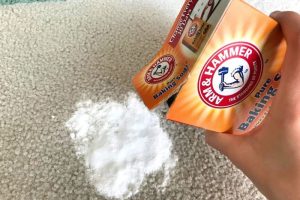 Cách giặt thảm bằng baking soda tại nhà sạch như mới