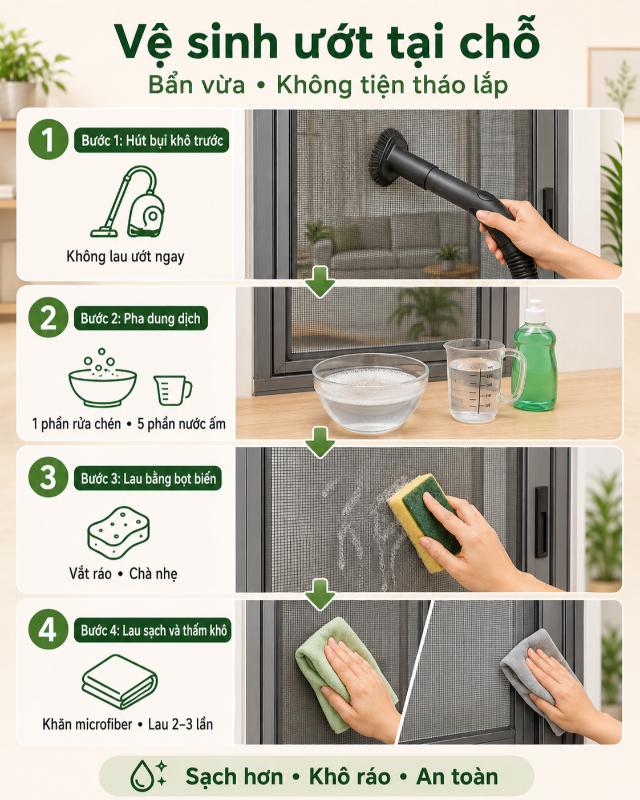 Vệ sinh ướt tại chỗ