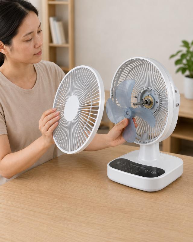 Lắp ráp lại quạt 